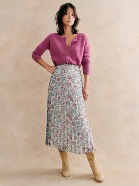 SOLD NWT Sézane Dune Skirt in Maja Print Size 4/36